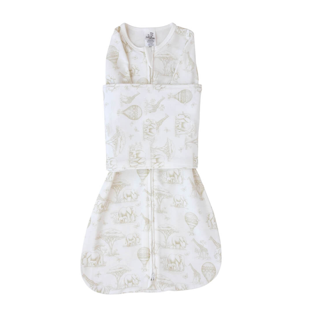 Butterfly Swaddle - Multi-Stage Sleep System (Safari Oat)