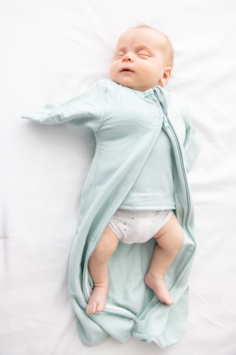 Preemie Sage Butterfly Swaddle – The Butterfly Swaddle