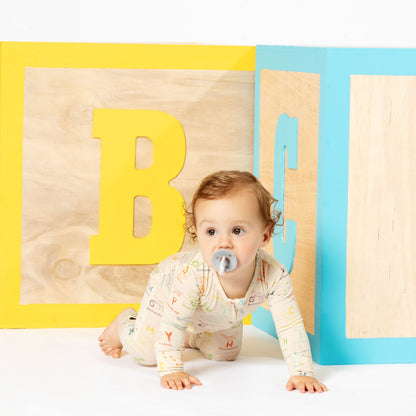 Dino ABC Bamboo Convertible Footie