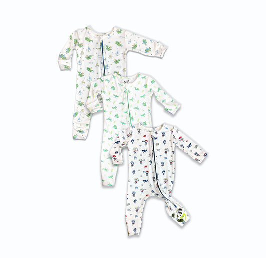 Mystical Bundle - Bamboo Convertible Footie