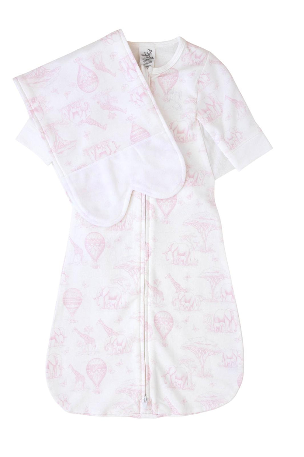 Butterfly Swaddle - Multi-Stage Sleep System (Pink Safari)