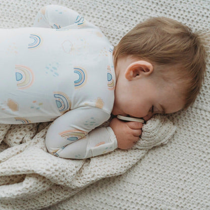 Rainbows Bamboo Convertible Footie