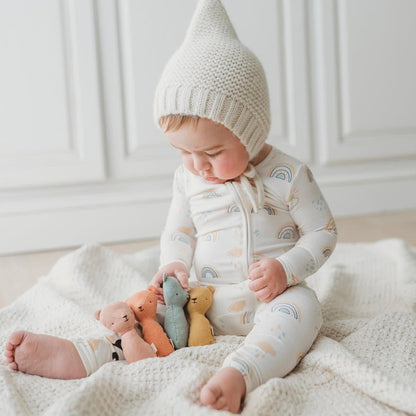 Rainbows Bamboo Convertible Footie