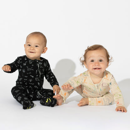 Dino ABC Bamboo Convertible Footie