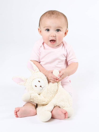 Snuggle Bunny Lovey w/ Pink Stripe Ears