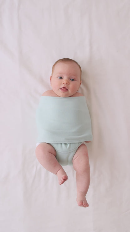 Swaddle T-Wrap Band & Footie Pajama Pant Set